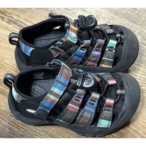 Keen Kids Size 9 Toddler Newport H2 Sandals Shoes "Raya Black" Breathable